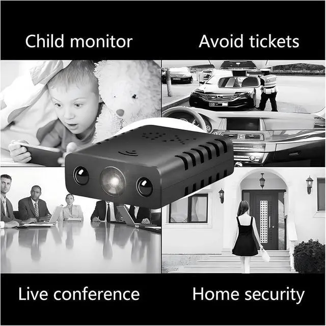 Alt view image 6 of 7 - 720P HD Ultra Small Wireless Mini Security Camera, Micro Night Vision Video & Voice Recorder for Indoor Home Monitoring