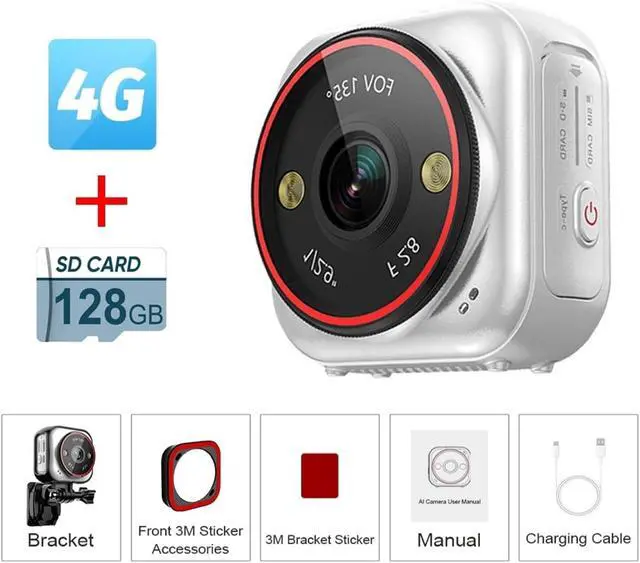 Alt view image 2 of 7 - 5MP 4G LTE Pocket AOV Security Camera, Battery Powered Portable Surveillance Cam with 12X Digital Zoom for Indoor & Outdoor Monitoring(4G AOV Cam Add 32GB)