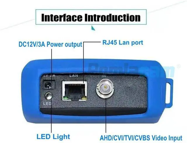 Alt view image 5 of 7 - CCTV Tester, 4.5 Inch IPC9310 4K H265/H264/MPEG4/MJPEG IPC Main Stream Test Camera Tester 5MP AHD 8MP CVI TVI CVBS CCTV Monitor(No Cable Tracker)