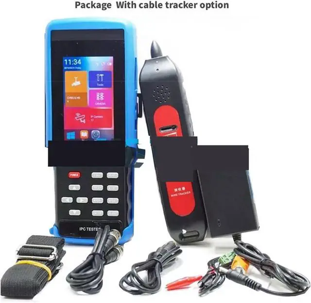 Alt view image 7 of 7 - CCTV Tester, 4.5 Inch IPC9310 4K H265/H264/MPEG4/MJPEG IPC Main Stream Test Camera Tester 5MP AHD 8MP CVI TVI CVBS CCTV Monitor(No Cable Tracker)