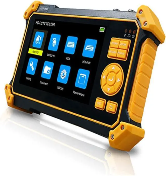 Main image of CCTV Tester, 5 Inch CCTV Monitor Tester, AHD/TVI/CVI/CVBS Coaxial Analog Video, DC12V Output Portable