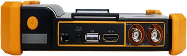 Alt view image 4 of 6 - CCTV Tester, 5 Inch CCTV Monitor Tester, AHD/TVI/CVI/CVBS Coaxial Analog Video, DC12V Output Portable