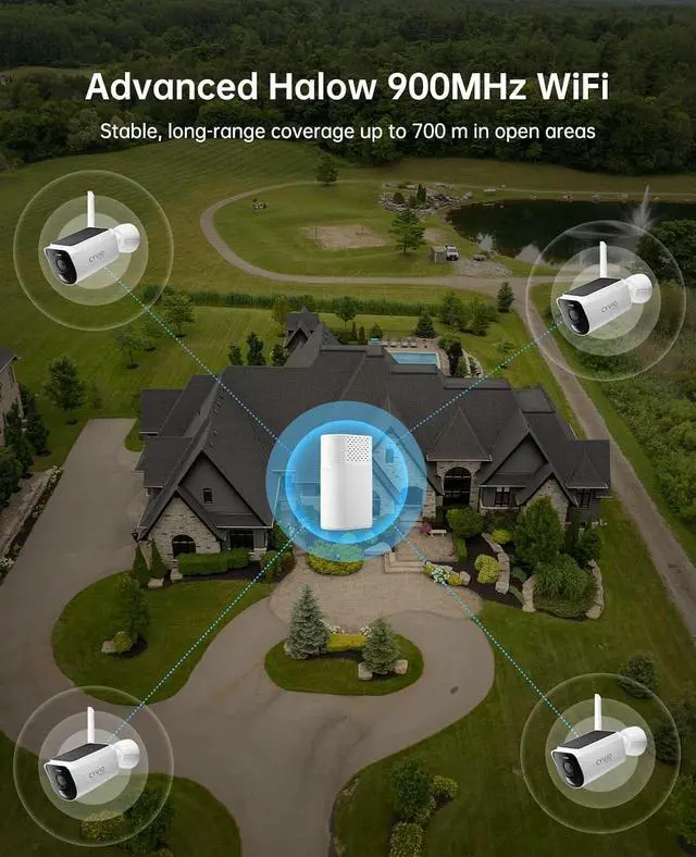 Alt view image 2 of 3 - 4K Wireless Solar Security Camera Outdoor