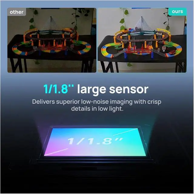 Alt view image 5 of 7 - 8MP 4K PoE IP Security Camera, Full Color Night Vision IP67 Outdoor Surveillance Cam with Human Vehicle Detection ONVIF