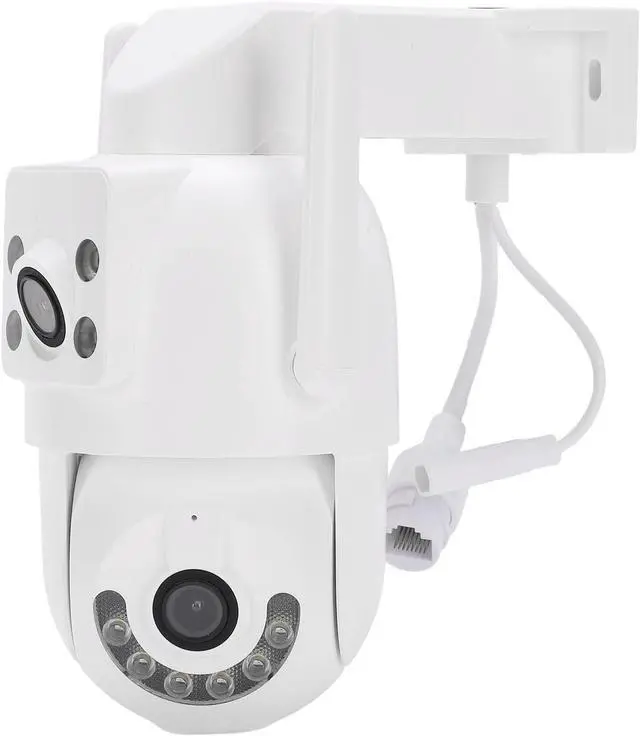 Main image of Cuifati 2K Dual Lens Security Camera with WiFi Wired PTZ, 360 Panoramic View, IP66 Water Proof for Indoor Outdoor Home