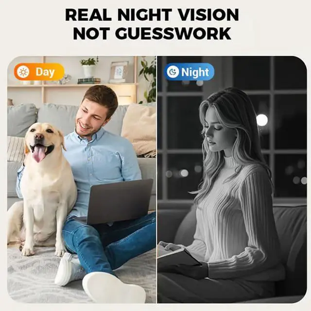 Alt view image 3 of 7 - Mini Smart HD Night Vision Security Camera, Mini Wireless Camera, Mini Spy Camera, Mini Security Camera Wireless, 1080p HD for Outdoor/Indoor (3PCS,Without Card)