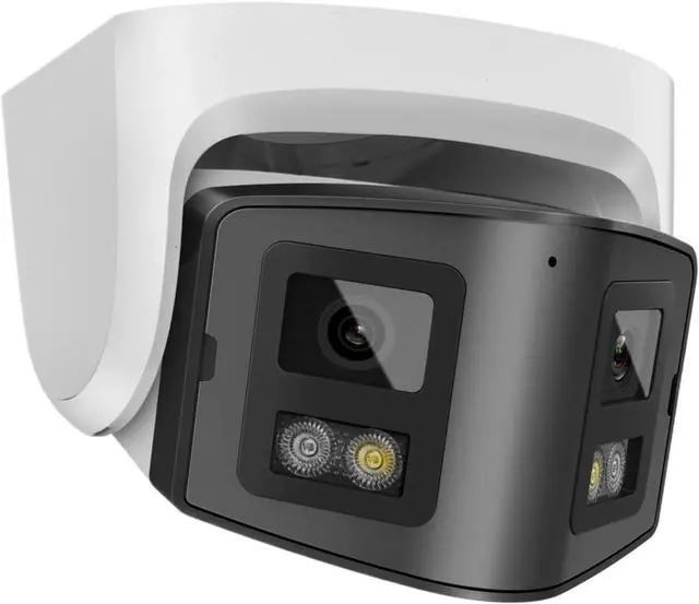 Main image of 8MP Panoramic POE Security Camera, Dual Light Two-Way Talk IP66 Waterproof Onvif Surveillance Cam