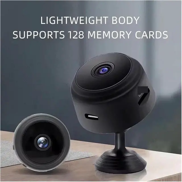 Alt view image 4 of 6 - A9 HD WiFi Smart Monitor Surveillance Cameras Sensor Camcorder Web Video Home Safety Security