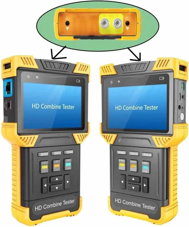 Alt view image 3 of 7 - CCTV Tester 4 Inch 4K H265 H264 IP Camera Tester CCTV Monitor PTZ Controller Highly Compatible IPC Test DT-T71 Support IP Camera