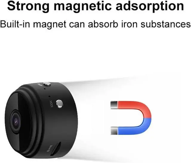 Alt view image 5 of 6 - 1080P HD WiFi Mini A9 Camera Surveillance Cameras Sensor Camcorder Web Video Smart Home Safety Security Camera