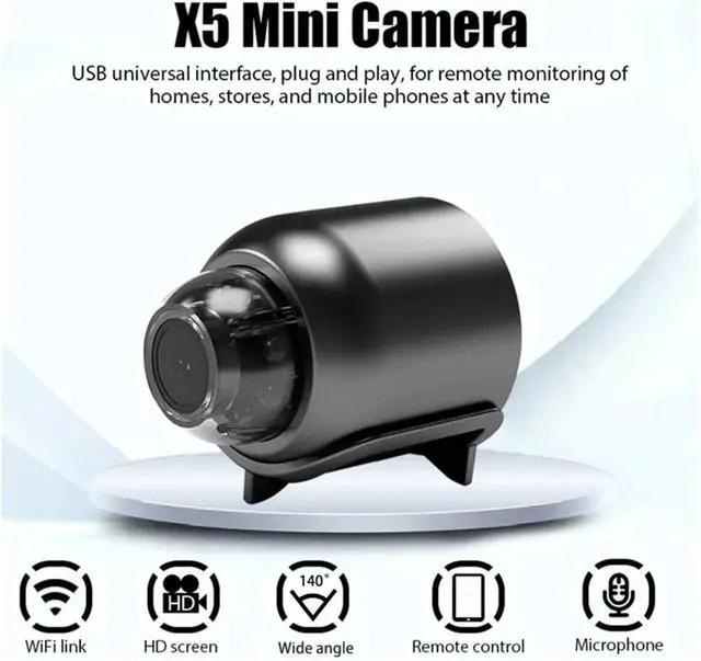 Alt view image 4 of 7 - 1080P New X5 Mini Camera Clear Night Vision Light Weight Portable Premium Cams Motion Detection Surveillance Camera