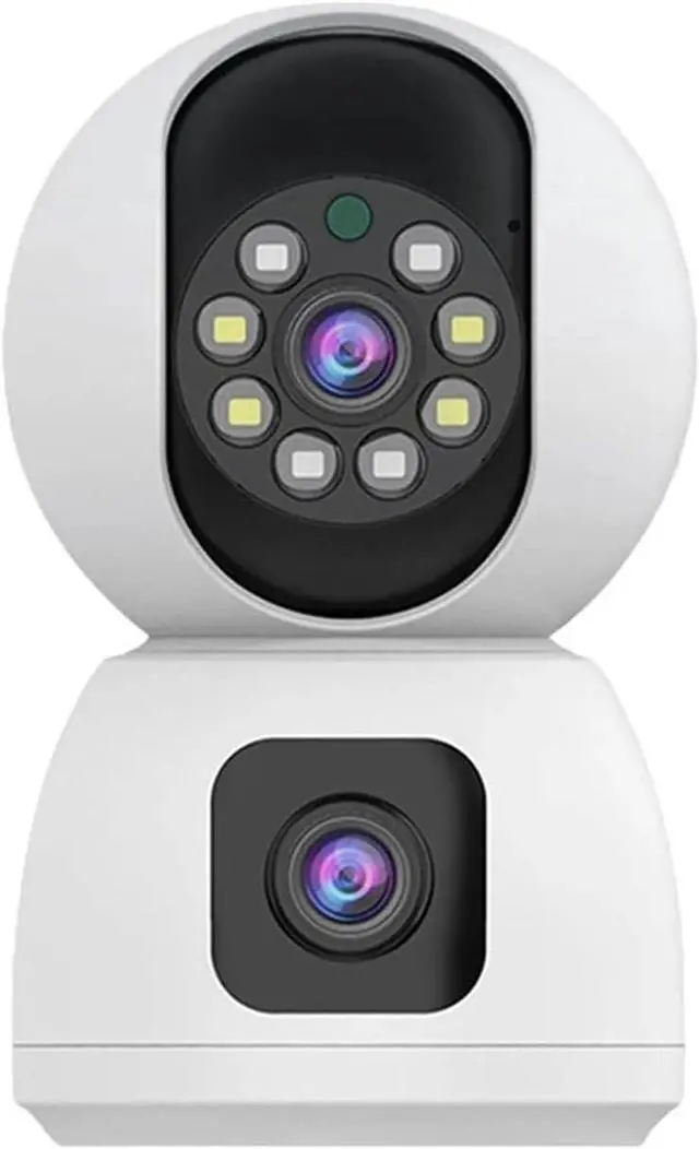 Main image of 6MP 4K Dual Lens PTZ Indoor Security Camera, Dual Band WiFi with Auto Tracking(US Plug,6MP 64G Card)