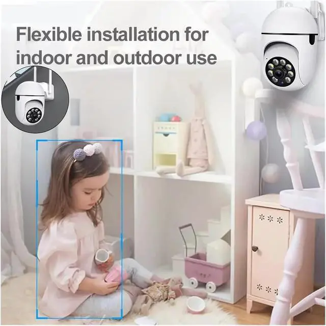 Alt view image 3 of 6 - ICam365 2MP IP Camera Smart Outdoor Home Security WiFi CCTV Surveillance with Color Night Vision HD 2-Way Audio 1080P(US Plug)