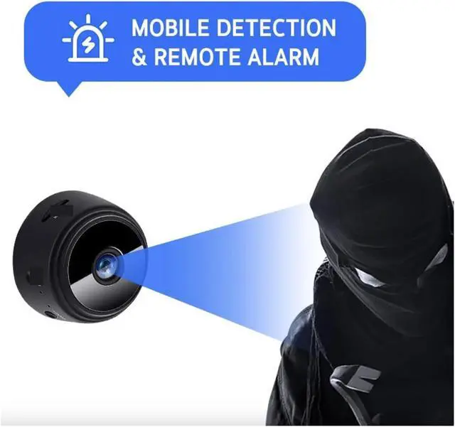 Alt view image 5 of 7 - A9 WiFi Mini Camera 1080P Security Monitoring Remote Night Vision Video Surveillance Smart Home Mini DV Cam HD Camera(Only 32G Card)
