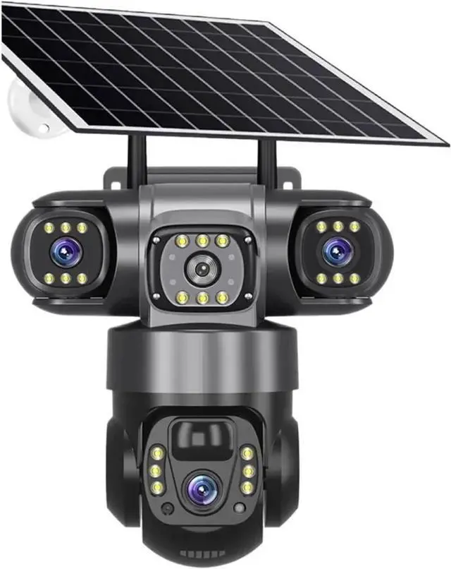 Main image of Solar Camera 4G Sim Outdoor 3 Lens 3 Screen 10X Zoom PIR Human Detect Cameras Waterproof Night Vision CCTV Security Protection(4G Camera 32)