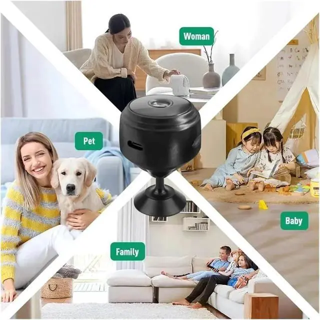 Alt view image 2 of 6 - Surveillance Cameras with WiFi 1080P HD Mini Camera Sensor Night Vision Camcorder Web Video Surveillance