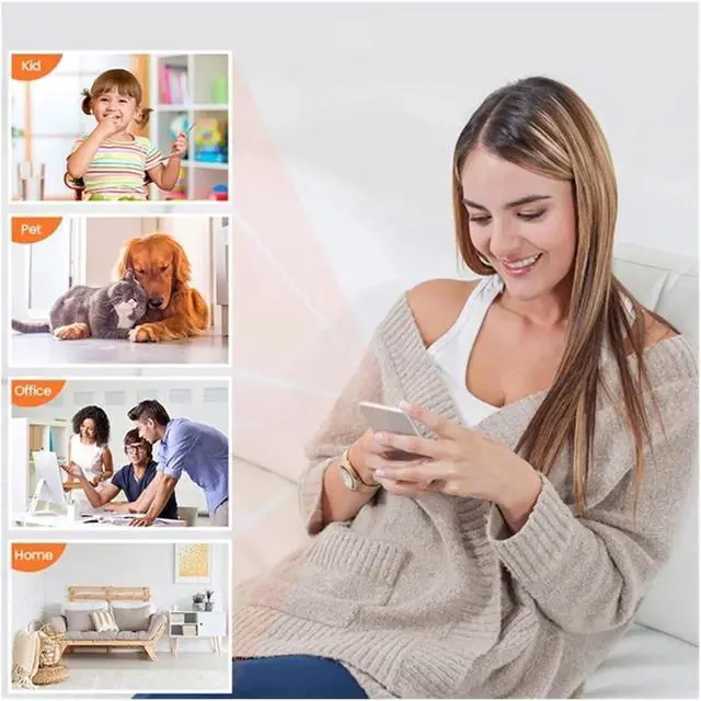 Alt view image 4 of 7 - 1080P HD X5 Mini Camera WiFi Outdoor Indoor Surveillance Camera with Cyclic Recording for Camping Home Security