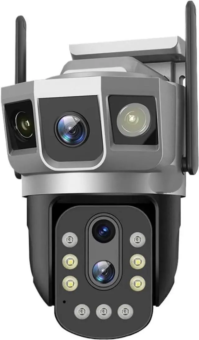 Main image of 4G IP Camera with 4G Sim Card 12MP 6K Triple Screens Optical Zoom PTZ Motion Detect Color Night Vision V380 Pro Security Monitor(EU Plug,Camera 64GB Card)