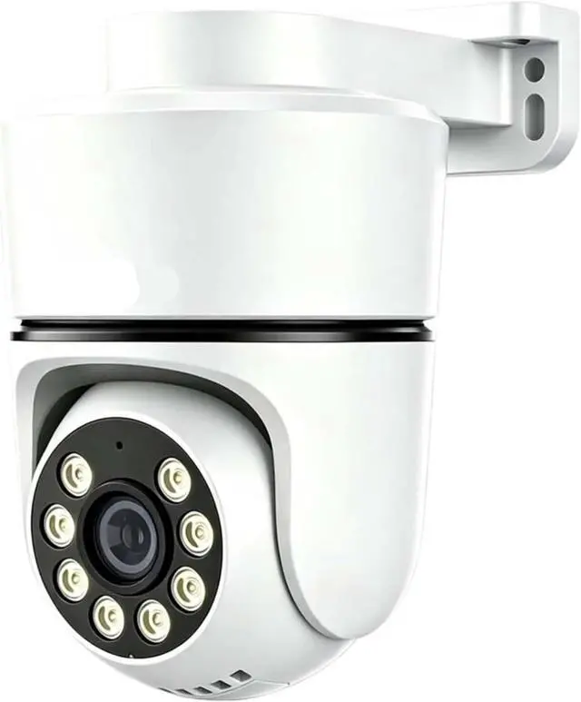 Main image of 5MP 4K Outdoor PoE PTZ Security Camera, Color Night Vision Motion Detection(4K 8MP_White)