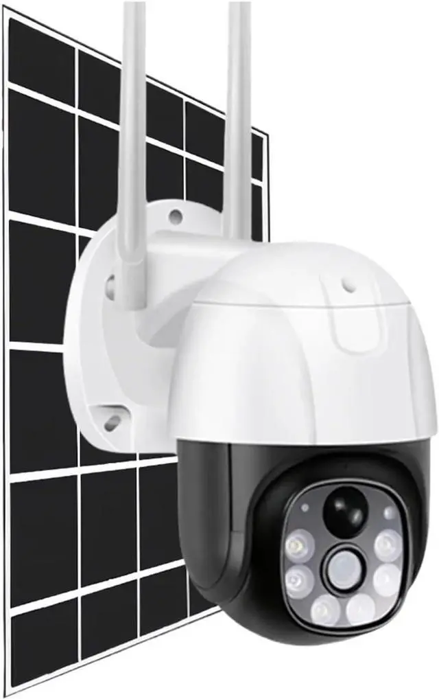 Main image of Outdoor Solar Camera 4G SIM Card HD 5MP Monitor PTZ Battery IP Camera Color Night Vision PIR Detection Security CCTV(4G Cam No Card)