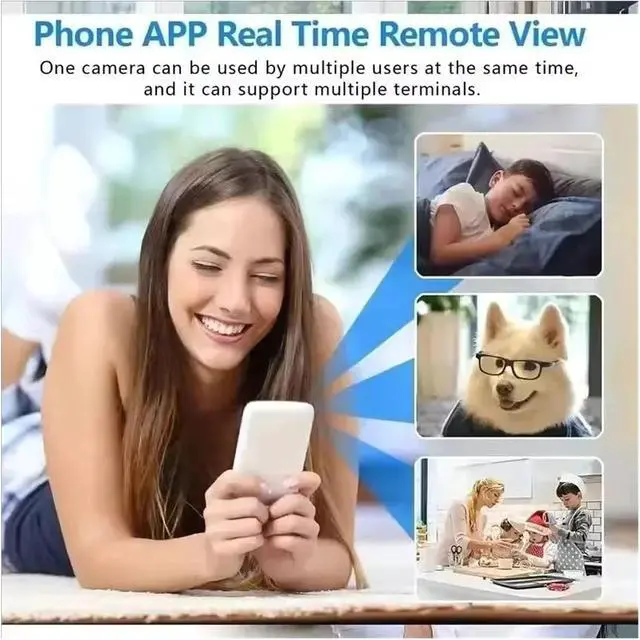 Alt view image 4 of 6 - X5 Mini Camera 1080P HD WiFi Night Vision Motion Detection Video Camera Home Security Camcorder Audio Video Recorder