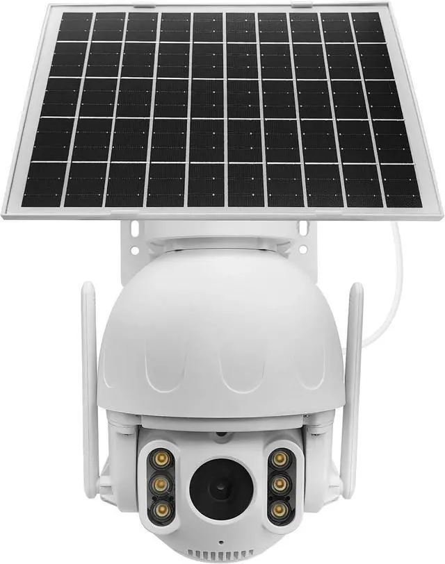 Main image of P2P Human Tracking Blacklight Full Color 1080P HD Solar Power 4G IP PTZ Camera 14400mAh Battery Camera
