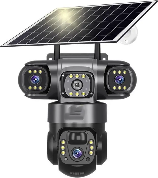 Main image of Solar 4G Security Camera - 12MP 3-Lens