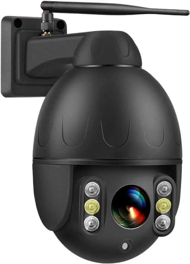 Main image of 4K 8MP WiFi Surveillance Camera Outdoor 5X Optical Zoom Humanoid Tracking Speed Dome PTZ Camera Color Night IP Camera(AU Plug_4K 8MP X 64G Card)