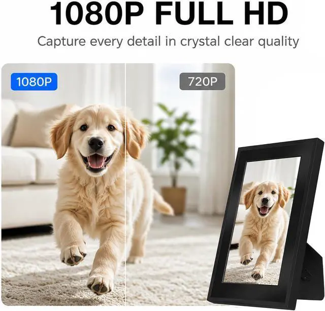 Alt view image 3 of 7 - Photo Frame Hidden Camera Mini Spy Video Recorder, Nanny Cam No WiFi