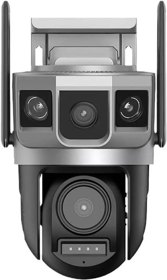 Main image of 12MP 4G SIM Card Camera Outdoor 2 Lens 3 Frame PTZ CCTV Auto Tracking 6K HD Night Vision Security PIR Human Detection IP Camera(EU Plug_4G CCTV 32 Card)