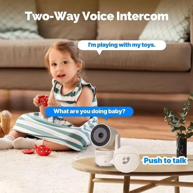 Alt view image 5 of 7 - Tuya WiFi Indoor Pan/Tilt Smart Security Camera 4MP HD Infrared Night Vision Motion Sound Detection Monitor Panoramic Patrol(Smart Camera 32G)