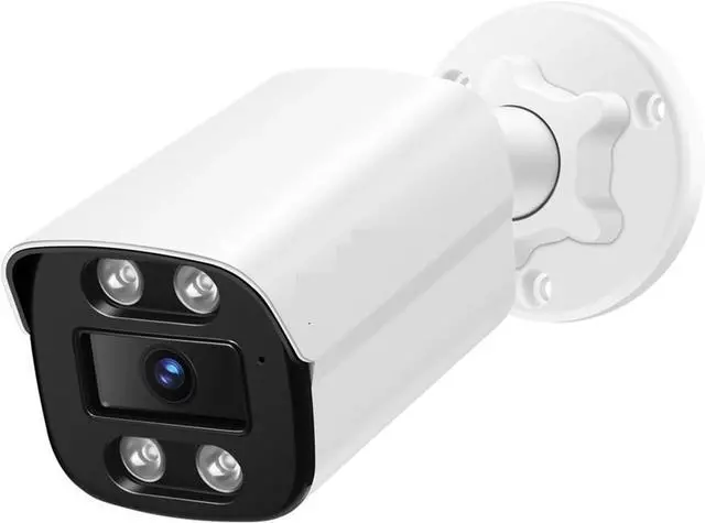 Main image of 4K 8MP IP Camera Audio Outdoor POE H.265 Metal Bullet Home Color Night Vision Surveillance Camera(2.8mm)