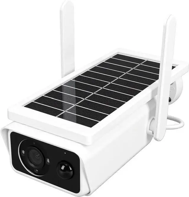 Main image of ciciglow Solar Security Camera, Wi Fi, 24/7 Continuous Recording, AI Detection, Outdoor Camera Wireless with 1080P Full Color Night Vision, 3MP 2.5K Resolution