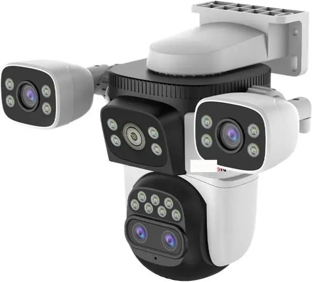 Main image of 35MP Three Screens WiFi Security Camera Outdoor PTZ 10X Optical Zoom Cameras Auto Tracking CCTV Camera Surveillance(AU Plug,3 Screens Cam Only)