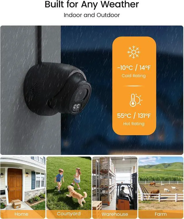 Alt view image 7 of 7 - Anlapus 4K Home Security Camera System Outdoor Indoor, H.265+ 8CH CCTV DVR, 8 x Wired Weatherproof CCTV Surveillance Camera, AI Human Vehicle Detect, 80ft Night Vision, Audio Recording, Remote Access