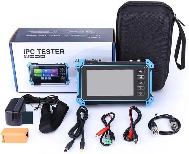 Alt view image 7 of 7 - CCTV Tester IP CCTV Tester Camera AHD CVI TVI SDI 5 Inch Touch 4K VGA Input Security Poe IPC Cftv Mini Portable Monitor Support IP Camera(IPC-5200C Plus)