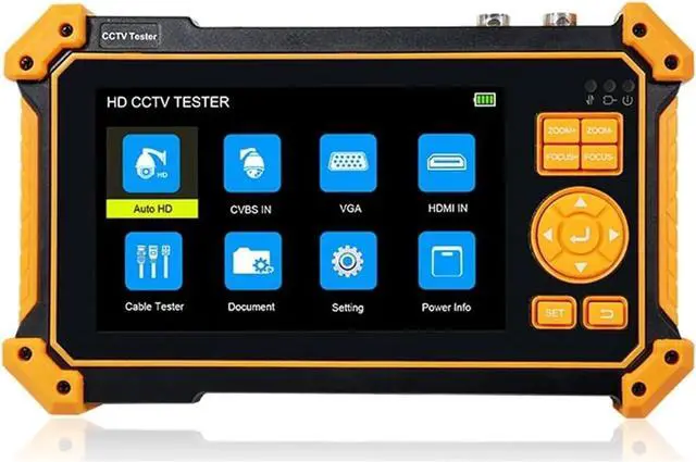 Main image of CCTV Tester 5in CCTV Tester 8MP AHD CVI TVI SDI Video Surveillance Camera Monitor 4K Cftv with VGA Input Cable Tracker Support IP Camera(TI-HD9632S)