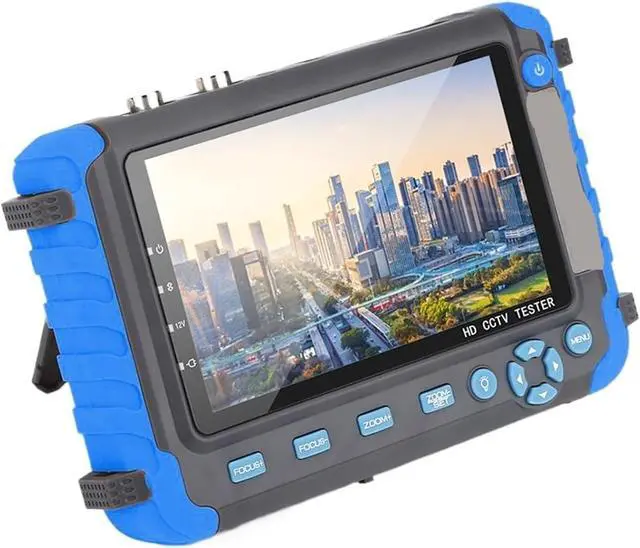 Alt view image 2 of 7 - CCTV Tester, IV8W 4K CCTV Tester 5 Inch AHD/CVI/TVI CVBS Security Analog Camera Test Monitor with VGA Input UTP CFTV Testers(TI-IV5)