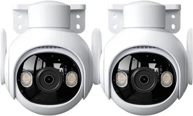 Main image of 2PCS Cruiser 2 5MP Wi-Fi Outdoor Two Way Talk Safe Camera AI Smart Tracking Human Vehicle Detection IP66 Smart Night Vision(EU Plug_2PCS 2 5MP ADD 128G)