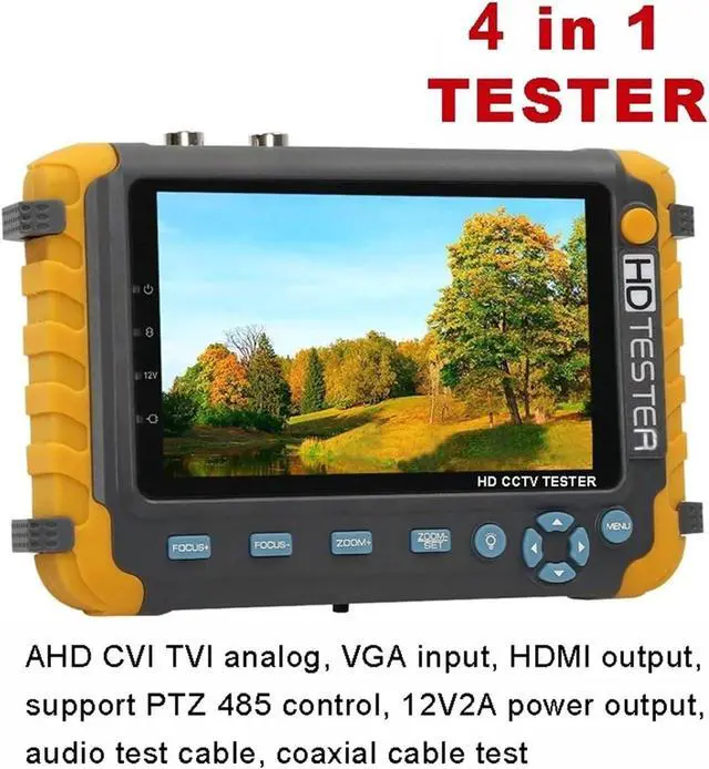 Alt view image 6 of 7 - CCTV Tester, 8MP CCTV Tester Monitor AHD TVI CVI Cameras Surveillance Camera IPTV CCTV