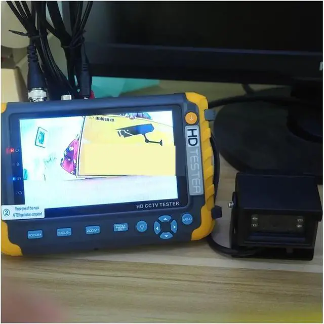 Alt view image 6 of 6 - CCTV Tester, IV8W 5 Inch CCTV Tester Monitor 8MP TVI AHD CVI CVBS Security Camera Support PTZ VGA Input CCTV Ahd(IV5)