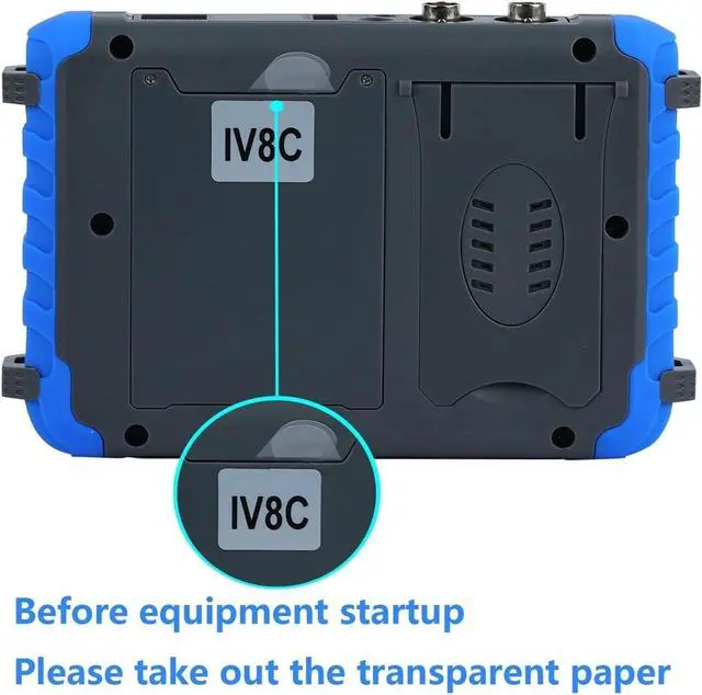 Alt view image 6 of 6 - CCTV Tester, Professional CCTV Tester 8MP AHD TVI CVI CVBS Security Camera HD Coaxial with PTZ Controller UTP Cable Test DC 12V Output(IV8C)