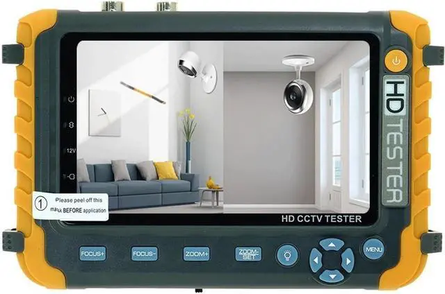 Main image of CCTV Tester, IV8W CCTV Camera Tester Monitor 8MP ADH CVI TVI CVBS 4 in 1 Cameras HD Coaxial DC12V Output Power Tool DDP