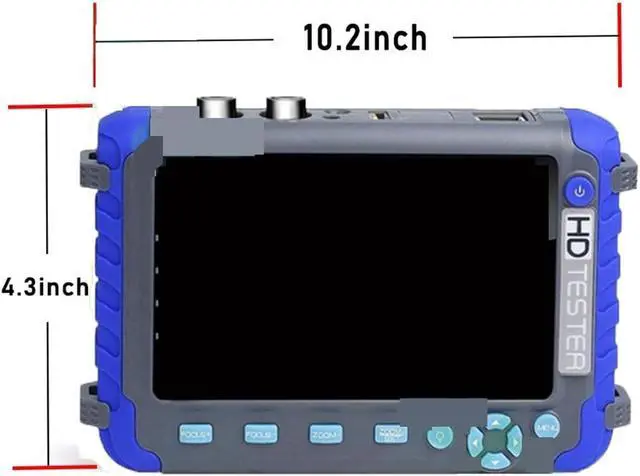 Alt view image 3 of 5 - CCTV Tester, IV8W 5 Inch CCTV Tester Monitor 8MP TVI AHD CVI CVBS Security Camera Support PTZ VGA Input(IV8C)