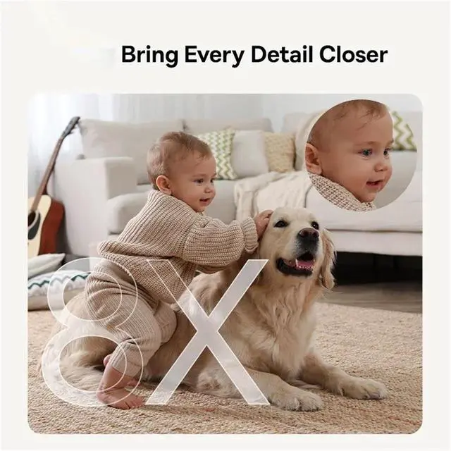 Alt view image 3 of 6 - Security Camera 3MP 2K Pan&Tilt Home Protection Smart 2.4G WiFi IP Camera Wireless Home Security Full HD Auto AI Tracking(US Plug)