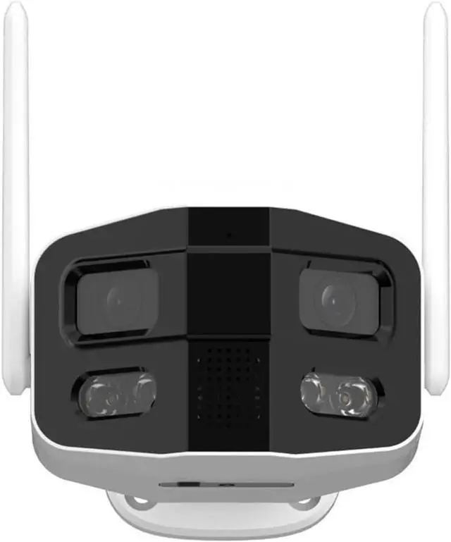 Main image of 4MP 2.5K Dual-Lens Large Wide 180°Security Camera, Outdoor Camera,with Color Night Vision/Siren/2-Way Talk IP Camera(KR)