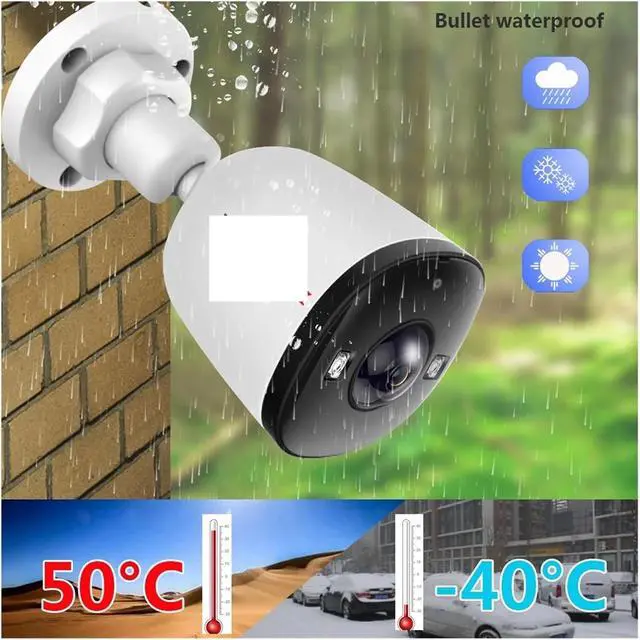 Alt view image 4 of 6 - 4K 8MP Ultra Large Wide Angle Lens POE IP Caemra 5MP 4MP 1.6MM 2.8MM Smart Alarm Color Night Vision Work with NVR Audio(2.8mm,4K 8MP POE)