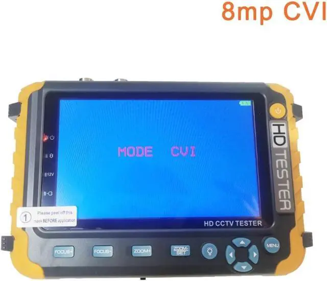 Alt view image 2 of 6 - CCTV Tester, AHD Monitor CCTV Tester CVBS Analog HD Coxial 8mp Cvi Ahd Tvi Camera Video Signal Testing CCTV 8w