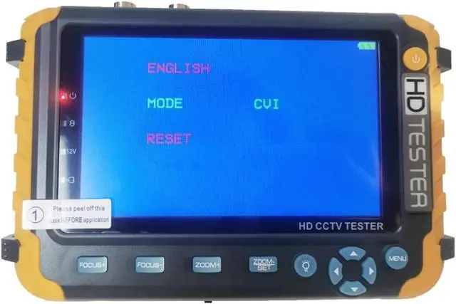 Alt view image 3 of 6 - CCTV Tester, AHD Monitor CCTV Tester CVBS Analog HD Coxial 8mp Cvi Ahd Tvi Camera Video Signal Testing CCTV 8w