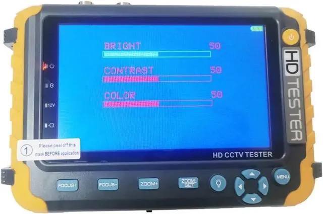 Alt view image 4 of 6 - CCTV Tester, AHD Monitor CCTV Tester CVBS Analog HD Coxial 8mp Cvi Ahd Tvi Camera Video Signal Testing CCTV 8w